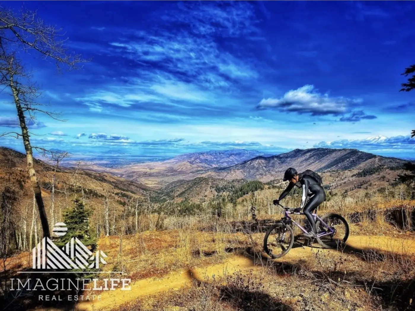 Mountain biking at Powder Mountain